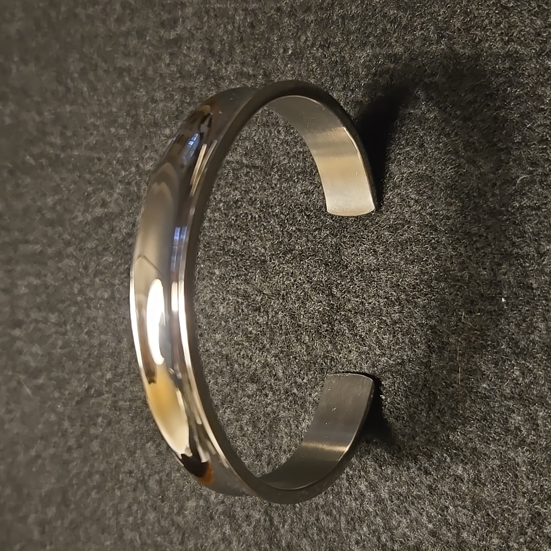 Nwot Stainless Steel Contoured Cuff Bracelet